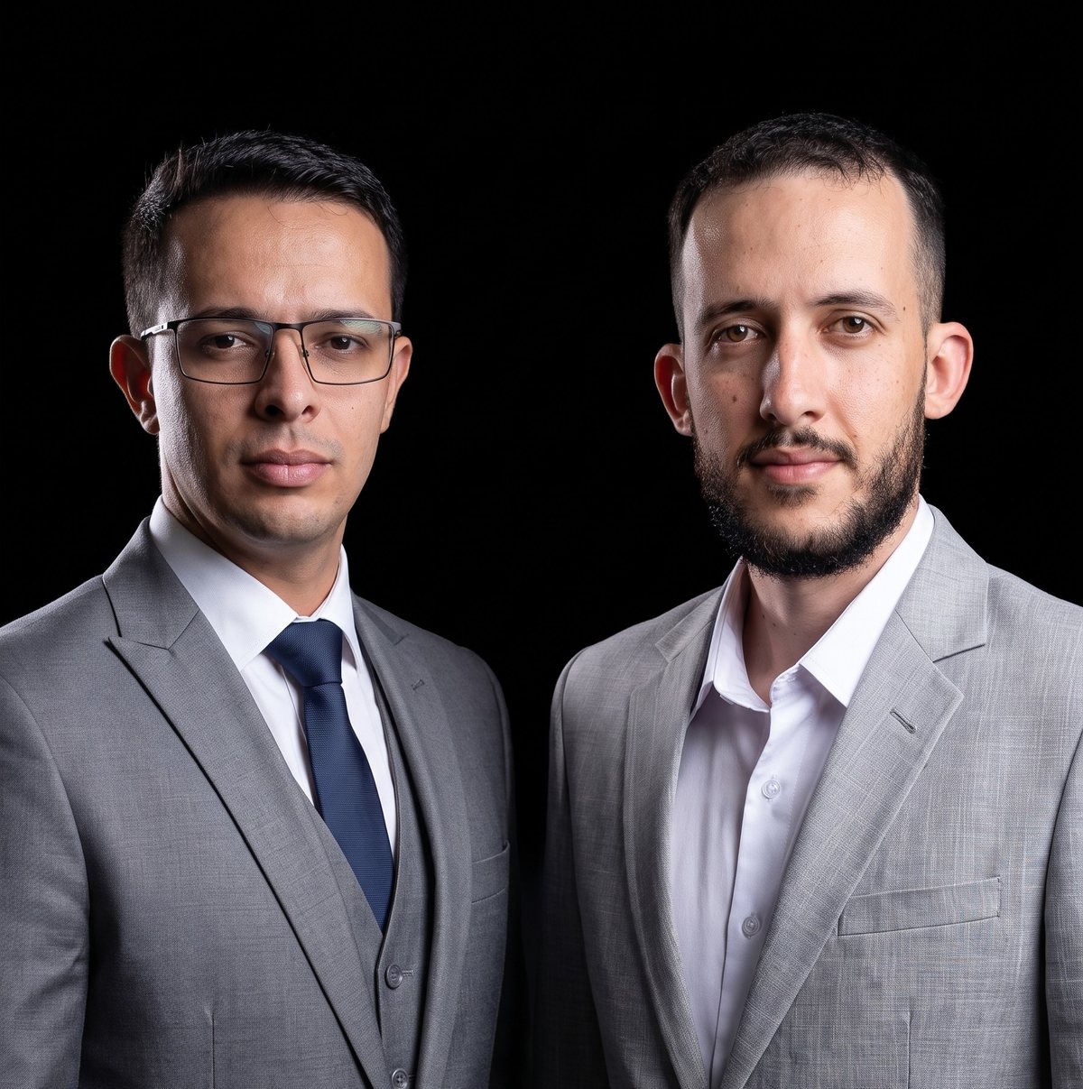 Dr. Kevin dos Santos Gonçalves e Dr. Cezar Praxedes de Carvalho Filho, advogados